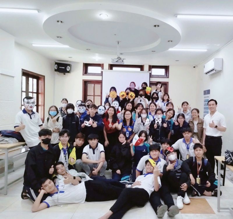 CPA VIỆT NHẬT TỔ CHỨC WORKSHOP VĂN H&Oacute;A NHẬT BẢN: TRẢI NGHIỆM VẼ MẶT NẠ C&Aacute;O C&Ugrave;NG SINH VI&Ecirc;N SONADEZI